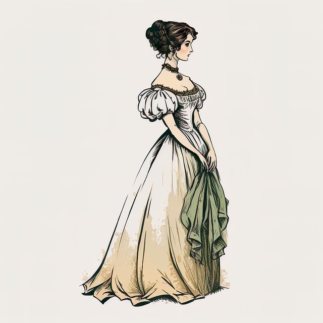 Lady in whiote dress